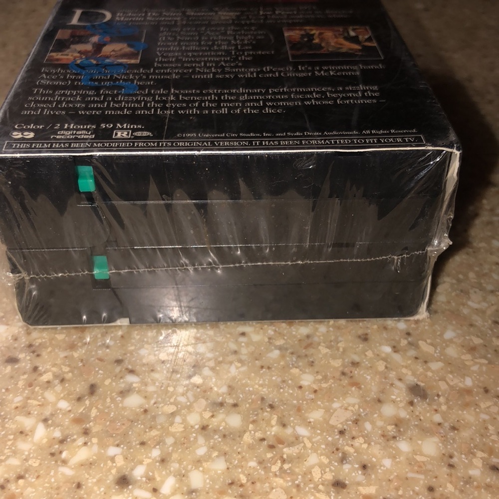 Casino VHS Movie Robert De Niro Sharon Stone Joe Pesci Martin Scorsese - Picture 4 of 4